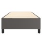 Giroletto a Molle Grigio 90x190 cm in Similpelle Giroletto a Molle Grigio 90x190 cm in Similpelle
