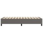 Giroletto a Molle Grigio 90x190 cm in Similpelle Giroletto a Molle Grigio 90x190 cm in Similpelle