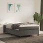 vidaXL Giroletto senza Materasso Grigio Scuro 120x200 cm Velluto vidaXL Giroletto senza Materasso Grigio Scuro 120x200 cm Velluto