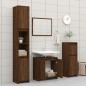 Armadietto Bagno Rovere Marrone 60x33x61cm Legno Ingegnerizzato Armadietto Bagno Rovere Marrone 60x33x61cm Legno Ingegnerizzato