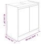 Armadietto Bagno Rovere Marrone 60x33x61cm Legno Ingegnerizzato Armadietto Bagno Rovere Marrone 60x33x61cm Legno Ingegnerizzato