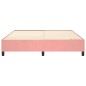 vidaXL Giroletto Rosa 180x200 cm in Velluto vidaXL Giroletto Rosa 180x200 cm in Velluto