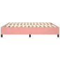 vidaXL Giroletto Rosa 180x200 cm in Velluto vidaXL Giroletto Rosa 180x200 cm in Velluto