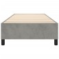 vidaXL Giroletto senza Materasso Grigio Chiaro 90x190 cm Velluto vidaXL Giroletto senza Materasso Grigio Chiaro 90x190 cm Velluto