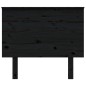 Testiera per Letto Nera 94x6x82,5 cm in Legno Massello di Pino Testiera per Letto Nera 94x6x82,5 cm in Legno Massello di Pino