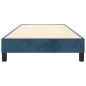 vidaXL Giroletto senza Materasso Blu Scuro 90x200 cm in Velluto