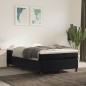 Giroletto a Molle Nero 120x200 cm in Tessuto Giroletto a Molle Nero 120x200 cm in Tessuto