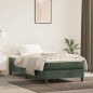 vidaXL Giroletto senza Materasso Verde Scuro 90x190 cm in Velluto vidaXL Giroletto senza Materasso Verde Scuro 90x190 cm in Velluto