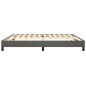 vidaXL Giroletto senza Materasso Grigio Scuro 200x200 cm Velluto vidaXL Giroletto senza Materasso Grigio Scuro 200x200 cm Velluto