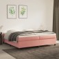 vidaXL Giroletto Rosa 200x200 cm in Velluto vidaXL Giroletto Rosa 200x200 cm in Velluto