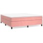 vidaXL Giroletto Rosa 200x200 cm in Velluto vidaXL Giroletto Rosa 200x200 cm in Velluto
