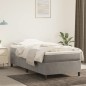 vidaXL Giroletto senza Materasso Grigio Chiaro 100x200 cm Velluto vidaXL Giroletto senza Materasso Grigio Chiaro 100x200 cm Velluto