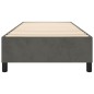 vidaXL Giroletto senza Materasso Grigio Scuro 80x200 cm Velluto vidaXL Giroletto senza Materasso Grigio Scuro 80x200 cm Velluto