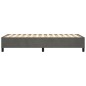 vidaXL Giroletto senza Materasso Grigio Scuro 80x200 cm Velluto vidaXL Giroletto senza Materasso Grigio Scuro 80x200 cm Velluto