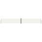 vidaXL Tenda da Sole Laterale Retrattile Crema 160x1200 cm