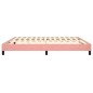 Giroletto a Molle Rosa 180x200 cm in Velluto