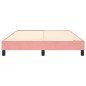 Giroletto a Molle Rosa 140x190 cm in Velluto Giroletto a Molle Rosa 140x190 cm in Velluto