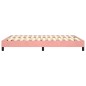 Giroletto a Molle Rosa 140x190 cm in Velluto Giroletto a Molle Rosa 140x190 cm in Velluto
