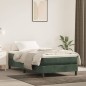 Giroletto a Molle Verde Scuro 100x200 cm in Velluto Giroletto a Molle Verde Scuro 100x200 cm in Velluto
