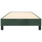 Giroletto a Molle Verde Scuro 100x200 cm in Velluto Giroletto a Molle Verde Scuro 100x200 cm in Velluto