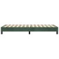 Giroletto a Molle Verde Scuro 100x200 cm in Velluto Giroletto a Molle Verde Scuro 100x200 cm in Velluto