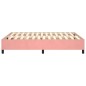 Giroletto a Molle Rosa 140x200 cm in Velluto Giroletto a Molle Rosa 140x200 cm in Velluto