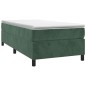 Giroletto a Molle Verde Scuro 100x200 cm in Velluto Giroletto a Molle Verde Scuro 100x200 cm in Velluto
