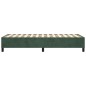 Giroletto a Molle Verde Scuro 100x200 cm in Velluto Giroletto a Molle Verde Scuro 100x200 cm in Velluto