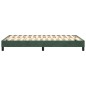 Giroletto a Molle Verde Scuro 120x200 cm in Velluto Giroletto a Molle Verde Scuro 120x200 cm in Velluto