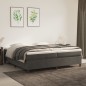 Giroletto a Molle Grigio Scuro 200x200 cm in Velluto Giroletto a Molle Grigio Scuro 200x200 cm in Velluto