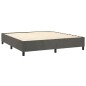 Giroletto a Molle Grigio Scuro 200x200 cm in Velluto Giroletto a Molle Grigio Scuro 200x200 cm in Velluto