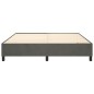 Giroletto a Molle Grigio Scuro 200x200 cm in Velluto Giroletto a Molle Grigio Scuro 200x200 cm in Velluto