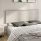 Testiera per Letto Bianca 184x6x82,5 cm Legno Massello di Pino Testiera per Letto Bianca 184x6x82,5 cm Legno Massello di Pino