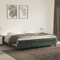 Giroletto a Molle Verde Scuro 200x200 cm in Velluto