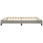 vidaXL Giroletto senza Materasso Grigio Chiaro 200x200 cm Velluto