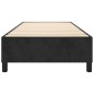 vidaXL Giroletto Nero 90x190 cm in Velluto