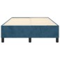 vidaXL Giroletto senza Materasso Blu Scuro 120x200 cm in Velluto vidaXL Giroletto senza Materasso Blu Scuro 120x200 cm in Velluto