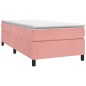 vidaXL Giroletto Rosa 90x200 cm in Velluto vidaXL Giroletto Rosa 90x200 cm in Velluto