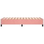 vidaXL Giroletto Rosa 90x200 cm in Velluto vidaXL Giroletto Rosa 90x200 cm in Velluto