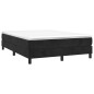 Giroletto a Molle Nero 140x190 cm in Tessuto Giroletto a Molle Nero 140x190 cm in Tessuto