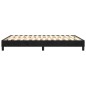 Giroletto a Molle Nero 140x190 cm in Tessuto Giroletto a Molle Nero 140x190 cm in Tessuto