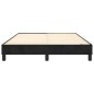 Giroletto a Molle Nero 140x190 cm in Tessuto Giroletto a Molle Nero 140x190 cm in Tessuto