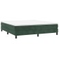 vidaXL Giroletto senza Materasso Verde Scuro 180x200 cm in Velluto vidaXL Giroletto senza Materasso Verde Scuro 180x200 cm in Velluto