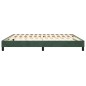 vidaXL Giroletto senza Materasso Verde Scuro 180x200 cm in Velluto vidaXL Giroletto senza Materasso Verde Scuro 180x200 cm in Velluto