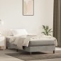 Giroletto a Molle Grigio Chiaro 90x190 cm in Velluto Giroletto a Molle Grigio Chiaro 90x190 cm in Velluto