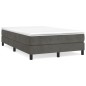 Giroletto a Molle Grigio Scuro 120x200 cm in Velluto Giroletto a Molle Grigio Scuro 120x200 cm in Velluto
