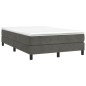 Giroletto a Molle Grigio Scuro 120x200 cm in Velluto Giroletto a Molle Grigio Scuro 120x200 cm in Velluto