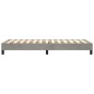 Giroletto a Molle Grigio Chiaro 100x200 cm in Velluto