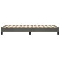 Giroletto a Molle Grigio Scuro 90x190 cm in Velluto Giroletto a Molle Grigio Scuro 90x190 cm in Velluto