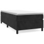 Giroletto a Molle Nero 100x200 cm in Tessuto Giroletto a Molle Nero 100x200 cm in Tessuto